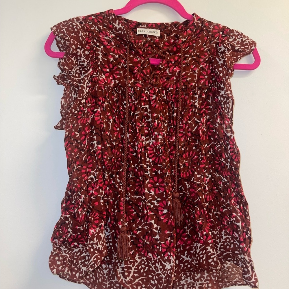 ULLA JOHNSONO  Top in Henna - Picture 4 of 9